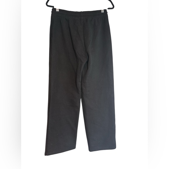 Aritzia Cozy Sweatfleece Black Mega Zip Hoodie Boyfriend Wide Leg Set Small - Picture 8 of 15